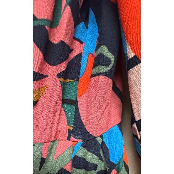 Boden Botanical Tiered Midi Maxi Dress Long Sleeve Viscose - Picture 11 of 11